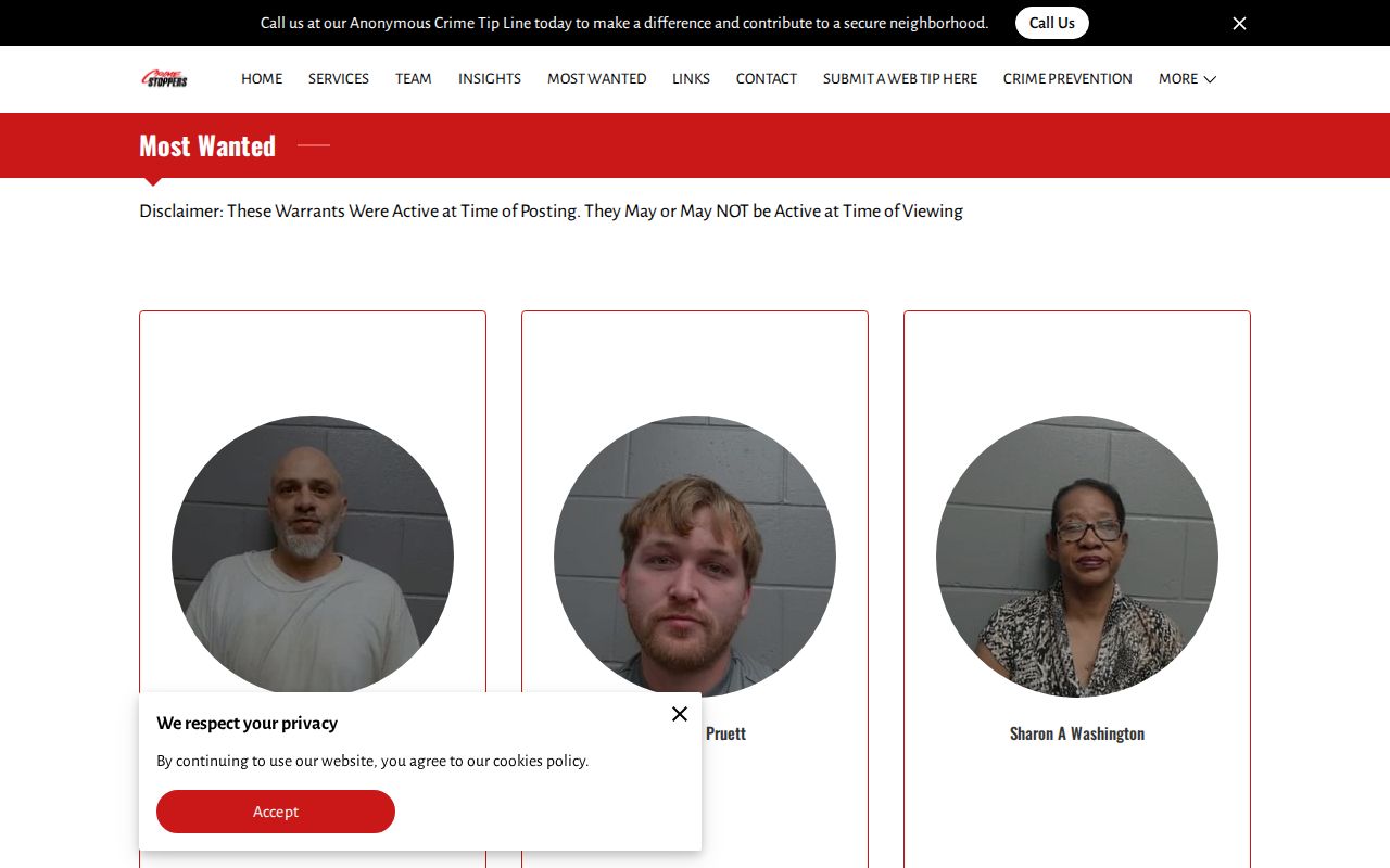 Regional Morgan Scott Cass Crime Stoppers most wanted source for Scott County leads